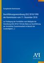 Text: EU-Durchführungsverordnung (EU) 2018/1990 der Kommission vom 11. Dezember 2018. Blaues Cover, Antiphon Verlag Logo.