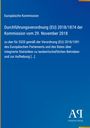 Durchführungsverordnung (EU) 2018/1874, Europäische Kommission, blaues Layout, Antiphon Verlag Logo.