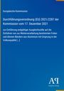 Text zur Einführung endgültiger Ausgleichszölle auf Aluminiumimporte aus China, herausgegeben von der EU-Kommission.
