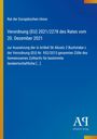 Verordnung (EU) 2021/2278 des Rates vom 20. Dezember 2021. Blau mit gelbem Streifen links. Antiphon Verlag Logo unten.