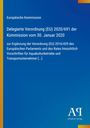 Text: „Europäische Kommission, Delegierte Verordnung (EU) 2020/691...“. Blaues Cover, gelber Rand, Logo unten rechts.