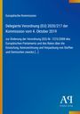 Europäische Kommission: Verordnung zur Änderung der Kennzeichnung von Stoffen. Blaues Design mit Verlag-Logo.
