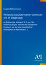 Text: Verordnung (EU) 2020/1633, Änderung Anhänge II-V, Verordnung (EG) Nr. 396/2005. Blaues Cover, EU-Logo oben.
