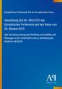 Europäisches Parlament, Verordnung (EU) Nr. 996/2010, Zivilluftfahrt, blauer Hintergrund, Antiphon Verlag.