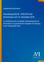 Europäische Kommission, Verordnung zur Antidumpingzoll-Einführung auf Feinpapier aus China, Logo: Antiphon Verlag.
