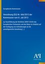 Text der Europäischen Kommission zur Verordnung (EU) Nr. 666/2013. Blaues Design mit gelbem Rand links.