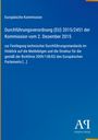 Europäische Kommission, Durchführungsverordnung (EU) 2015/2451. Blaues Cover mit Logo des Antiphon Verlags.