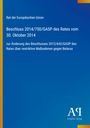 Der Text beschreibt einen Beschluss der EU vom 30. Oktober 2014 zur Änderung restriktiver Maßnahmen gegen Belarus.