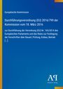 Text: "Europäische Kommission. Durchführungsverordnung (EU) 2016/799 der Kommission...". Blau mit gelbem Rand. Logo unten rechts.