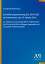 Europäische Kommission, Verordnung (EU) 2016/1852, Änderung illegaler Fischerei, blauer Hintergrund, Antiphon Verlag Logo.