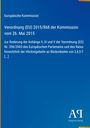 Text oben: Europäische Kommission, Verordnung (EU) 2015/868 der Kommission vom 26. Mai 2015. Unten: Antiphon Verlag Logo.