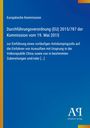 Text zur EU-Verordnung über Antidumpingzoll auf Acesulfam aus China. Links gelber Streifen, Logo unten rechts.