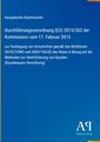 Text: Durchführung von Vorschriften zur Identifizierung von Equiden. Logo unten rechts. Hintergrund blau.