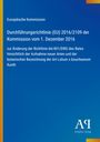 Europäische Kommission: Durchführung der EU-Richtlinie 2016/2109, über Lolium x boucheanum. Blau mit gelbem Rand.