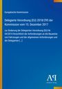Oben steht "Europäische Kommission", darunter Verordnungstitel. Unten rechts ist ein "Antiphon Verlag" Logo. Der Hintergrund ist blau.