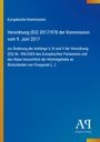 Text: "Europäische Kommission Verordnung (EU) 2017/978... Rückständen von Fluopyram" Design: Blau mit Farbverlauf. Logo unten rechts.