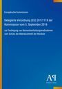 "Delegierte Verordnung (EU) 2017/118" auf blauem Hintergrund, links gelber Streifen, rechtes Antiphon Verlag Logo.