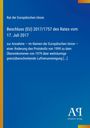 Text: „Beschluss (EU) 2017/1757 des Rates vom 17. Juli 2017…“ Blauer Hintergrund mit gelbem Streifen links und Logo unten rechts.