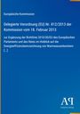 Text zur VO (EU) Nr. 812/2013 der Kommission. Blaues Design mit weißem Text; Logo "AR" unten rechts.