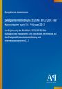 Text über EU-Verordnung zur Energieeffizienzkennzeichnung, blauer Hintergrund, links gelber Streifen, rechts unten Verlagslogo.