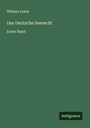 William Lewis: Das Deutsche Seerecht, Buch
