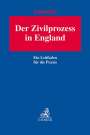Bernhard Schmeilzl: Der Zivilprozess in England, Buch