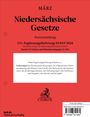 MÄRZ Niedersächsische Gesetze, 131. Ergänzungslieferung für 2026. Verlag: C.H.BECK, beck.de/nachhaltig.