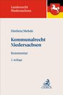 "Landesrecht Niedersachsen" oben, "Kommunalrecht Niedersachsen" zentral. Rotes Wappen mit weißem Pferd rechts oben.