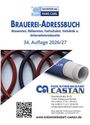 Brauerei-Adressbuch 2026/27. Fachverlag Hans Carl. Industriebereich Castan, Adresse in Freiberg am Neckar, Website unten.