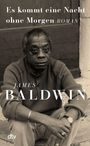 "Es kommt eine Nacht ohne Morgen. Roman. James Baldwin. dtv." Ein Mann in einem Pullover sitzt mit nachdenklichem Gesichtsausdruck.