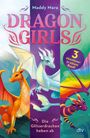 "Dragon Girls" ist in großen Buchstaben geschrieben. Drei bunte Drachen sind abgebildet, jeder mit verschiedenen Farben.