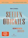 "Veit Lindau", "SEELENQUICKIES 2028", "FÜR JEDEN TAG", Logo "kailash". Titel auf blauem Hintergrund.