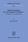 „Aktuelle Perspektiven für eine Europäische Sozialunion“ von Denise Wunderlich, blaues Cover mit einem Wappen.