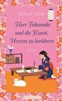 KENJI UEDA. Herr Takarada und die Kunst, Herzen zu berühren. Frau in Kimono malt; Katze schaut zu.