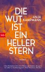 „DIE WUT IST EIN HELLER STERN“ in Weiß auf Orange, darüber „ANJA KAMPMANN“. Im Hintergrund ein Tiger, unten Zitat.