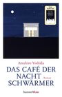 "Das Café der Nacht­schwärmer" von Atsuhiro Yoshida. Illustration: Kleines Restaurant unter Sternenhimmel.