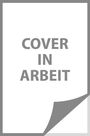 Text: "COVER IN ARBEIT". Schwarzer Rahmen, unten rechts umgeblättert.