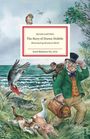 "The Story of Doctor Dolittle" von Hugh Lofting, illustriert von Reinhard Michl. Illustration: Mann mit Tieren am Meer.
