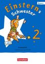 Text: "Einsterns Schwester", "Bayern", "Lola", "Arbeitseft", "Schulausgangsschrift", "Cornelsen". Illustration: Kind mit Zauberstab, Stern.