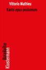 Vittorio Mathieu: Kants opus postumum, Buch