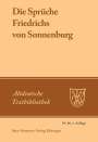 Friedrich von Sonnenburg: Die Sprüche Friedrichs von Sonnenburg, Buch