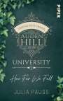 Julia Pauss: Auden Hill University - How Far We Fall, Buch