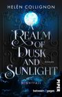 HELEN COLLIGNON, A REALM OF DUSK AND SUNLIGHT, ROMAN, NIGHTFALL, zwischen Wolken, Vollmond leuchtet, dekorative Ornamente.