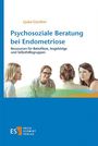 Titel: Psychosoziale Beratung bei Endometriose. Vier Frauen in Gesprächssituation, darunter Verlag-Logo.