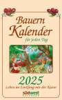 Michaela Muffler-Röhrl: Bauernkalender für jeden Tag 2025 - Leben im Einklang mit der Natur - Tagesabreißkalender zum Aufhängen, mit stabiler Blechbindung 13,0 x 21,1 cm, KAL