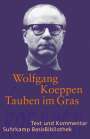 Wolfgang Koeppen: Tauben im Gras, Buch