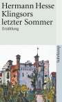 Hermann Hesse: Klingsors letzter Sommer, Buch