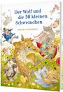 Sebastian Meschenmoser: Märchen-Parodien 4: Der Wolf und die 30 kleinen Schweinchen, Buch