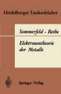 H. Bethe: Elektronentheorie der Metalle, Buch