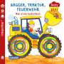 Julia Hofmann: Baby Pixi (unkaputtbar) 115: Bagger, Traktor, Feuerwehr, Buch